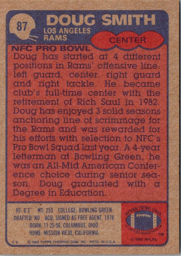 1985 Topps Doug Smith