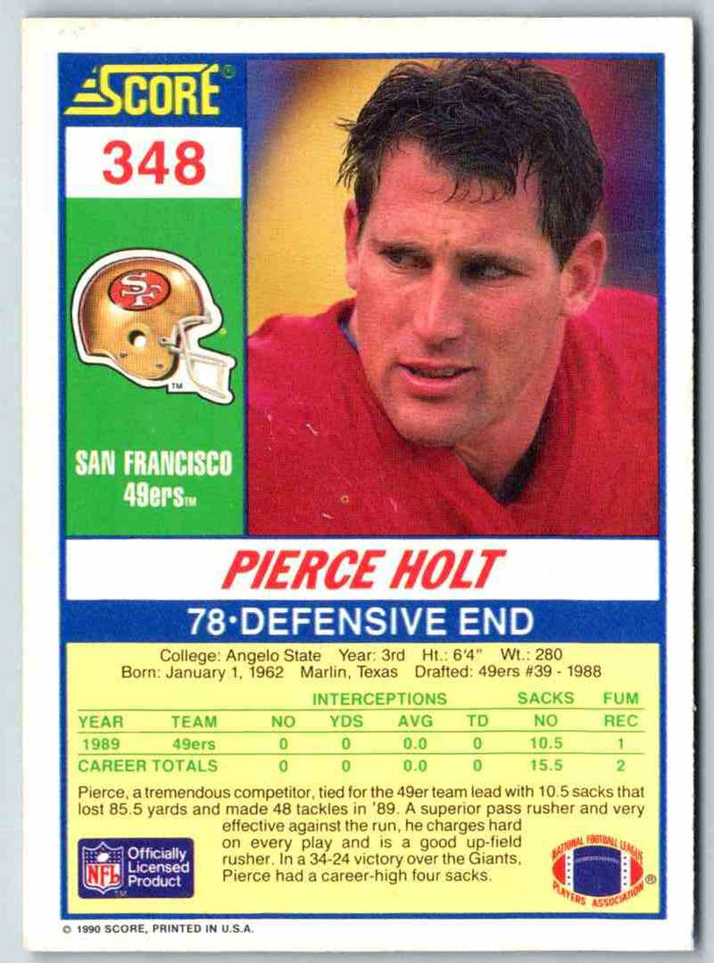 1990 Score Pierce Holt