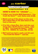 1995 Collector's Choice You Crash the Game Joe Carter