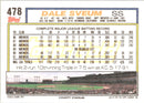 1992 Topps Dale Sveum
