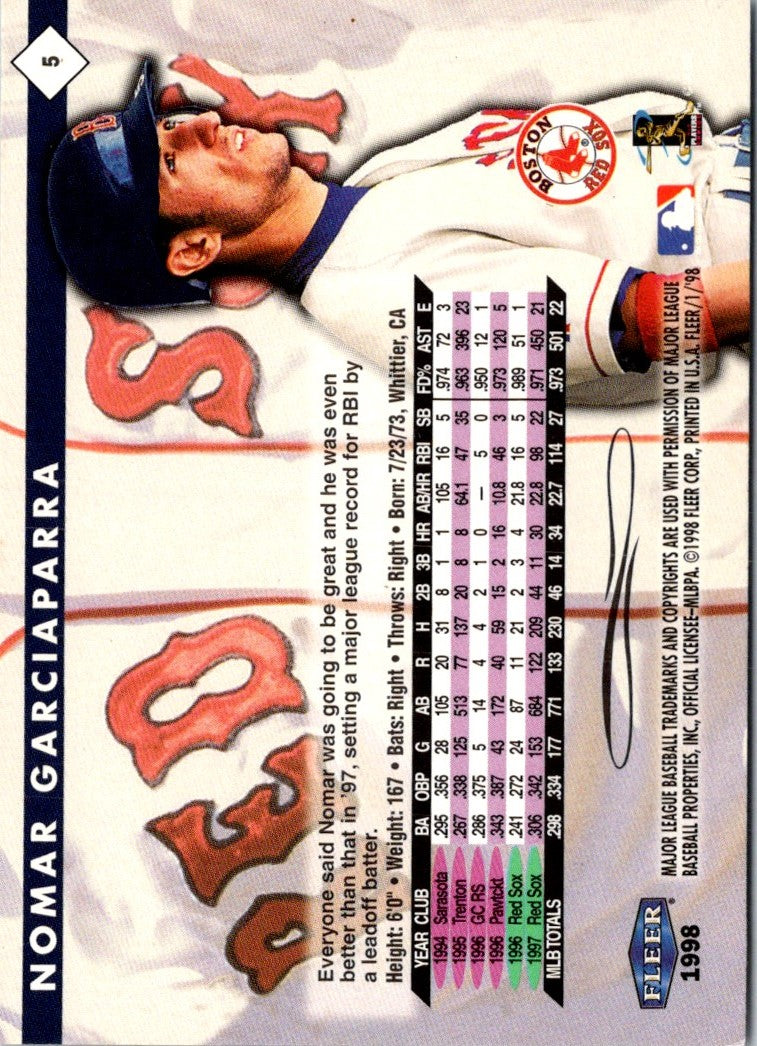 1998 Fleer Tradition Nomar Garciaparra