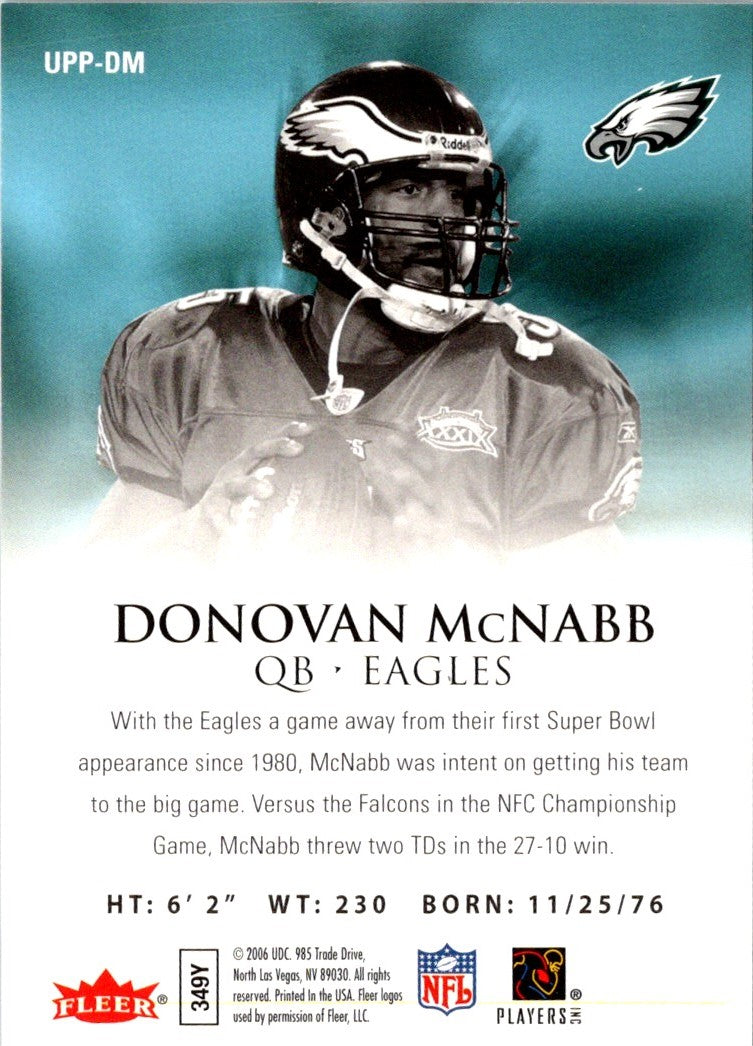 2006 Ultra Postseason Performers Donovan McNabb