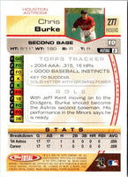 2005 Topps Total Silver Chris Burke #277