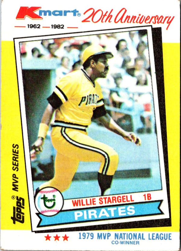 1982 Topps Kmart 20th Anniversary Willie Stargell #37