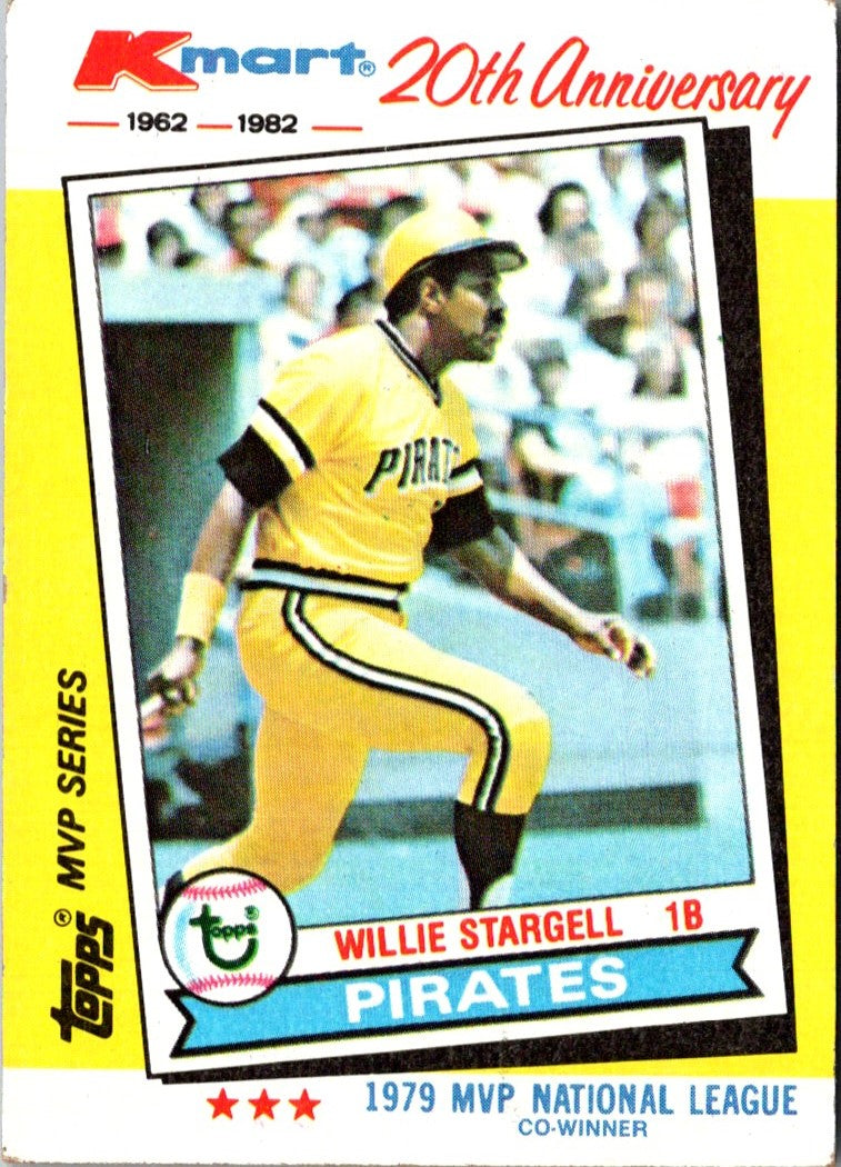 1982 Topps Kmart 20th Anniversary Willie Stargell