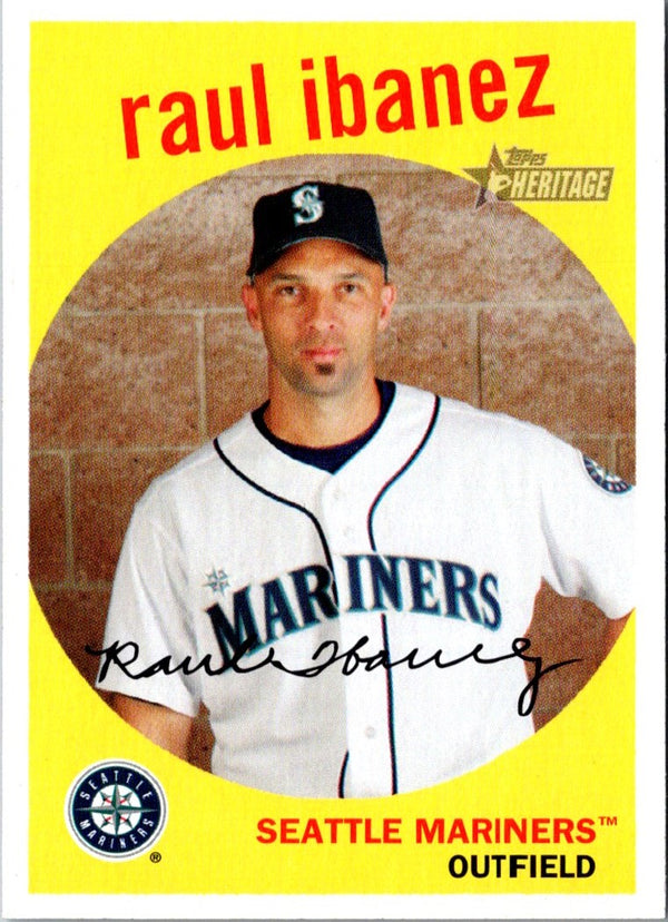 2008 Topps Heritage Raul Ibanez #281