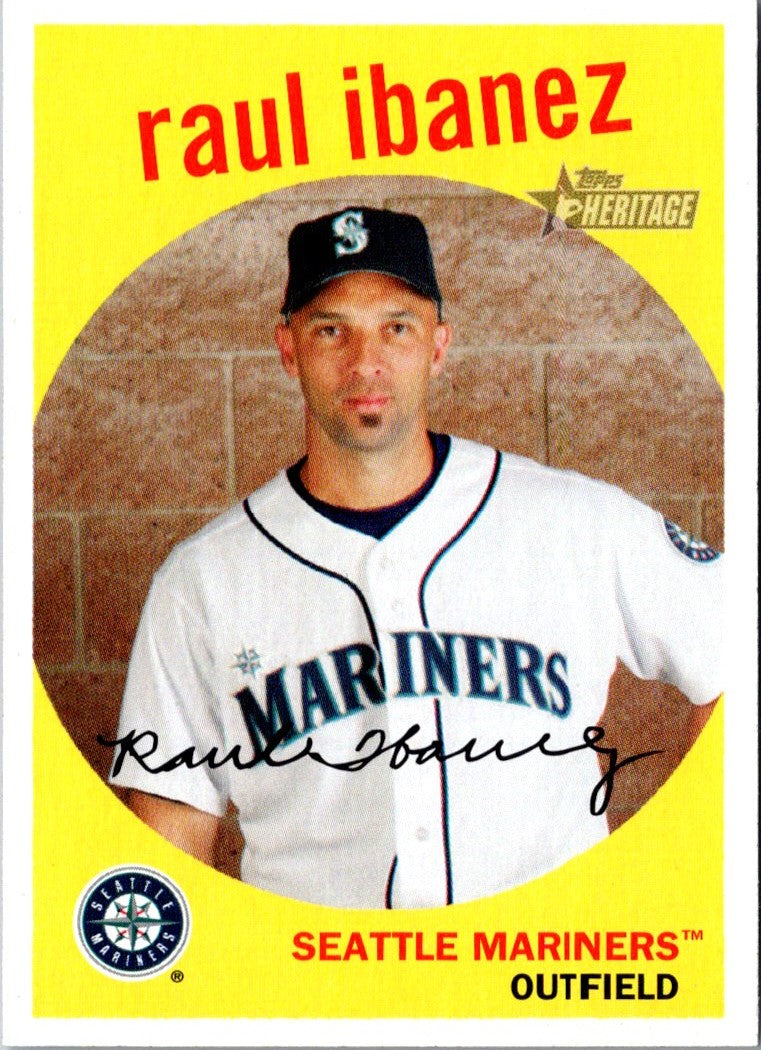 2008 Topps Heritage Raul Ibanez