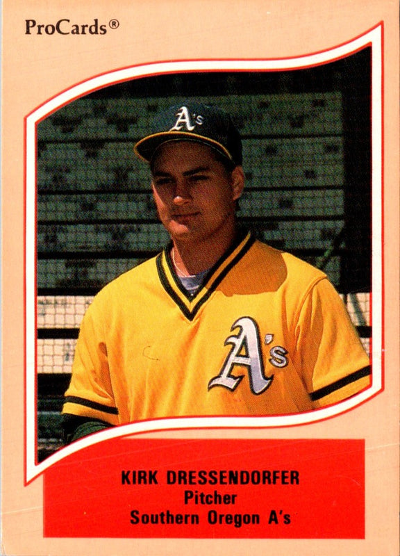 1990 ProCards A and AA Kirk Dressendorfer #163
