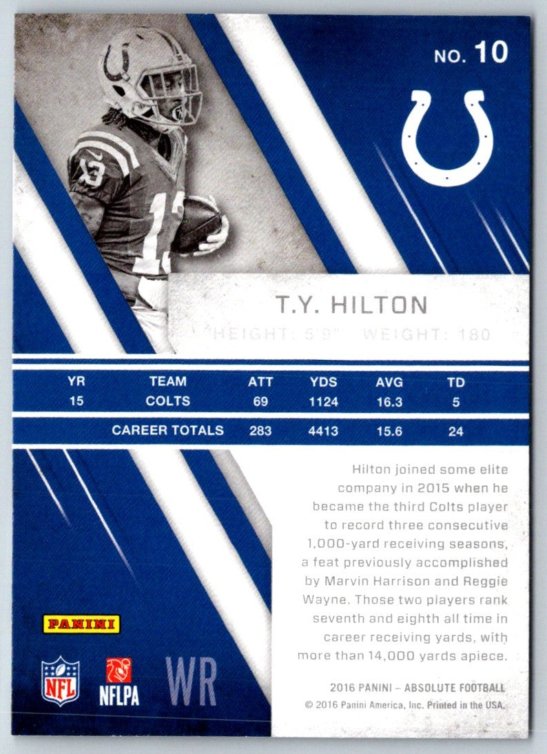 2016 Panini Absolute T.Y. Hilton