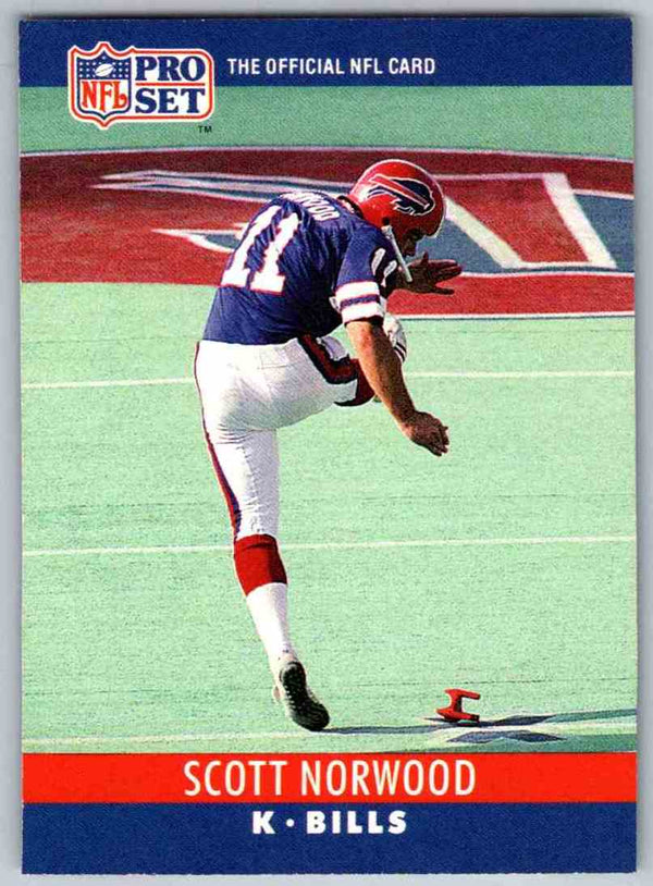 1990 Pro Set Scott Norwood #42