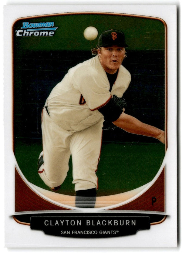 2013 Bowman Chrome Prospects Clayton Blackburn #BCP98