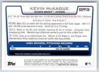 2012 Bowman Kevin McKague #BDPP130