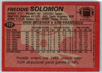1983 Topps Freddie Solomon #172