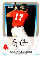 2011 Bowman Prospects Garin Cecchini #BP107