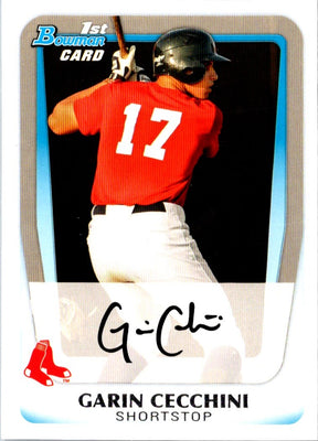 2011 Bowman Prospects Garin Cecchini #BP107