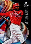 2018 Bowman Platinum Carlos Santana