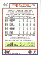 1992 Topps Rich Sutter #434