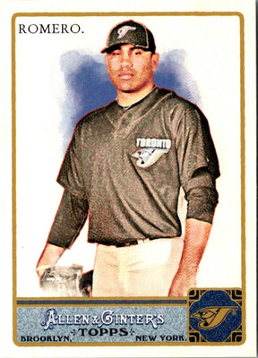 2011 Topps Allen & Ginter Glossy Factory Set Ricky Romero #64 /999