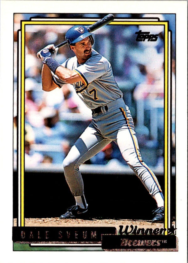 1992 Topps Dale Sveum #478