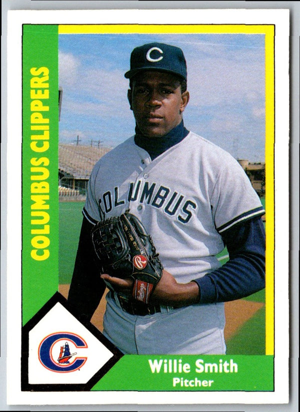 1990 CMC Columbus Clippers Willie Smith #7