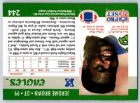 1990 Pro Set Jerome Brown #244