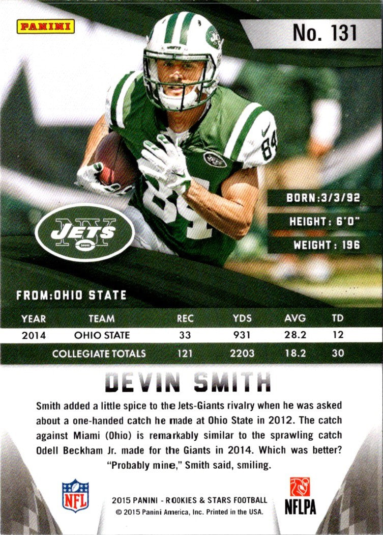 2015 Panini Rookies & Stars Devin Smith