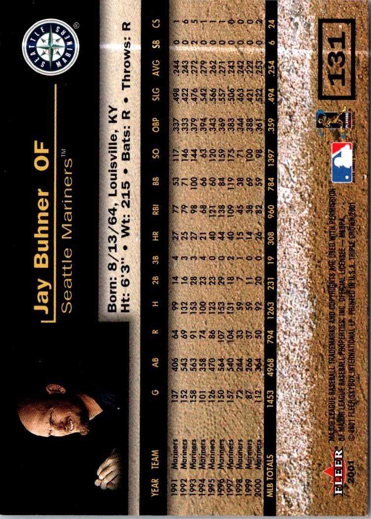 2001 Fleer Triple Crown Jay Buhner