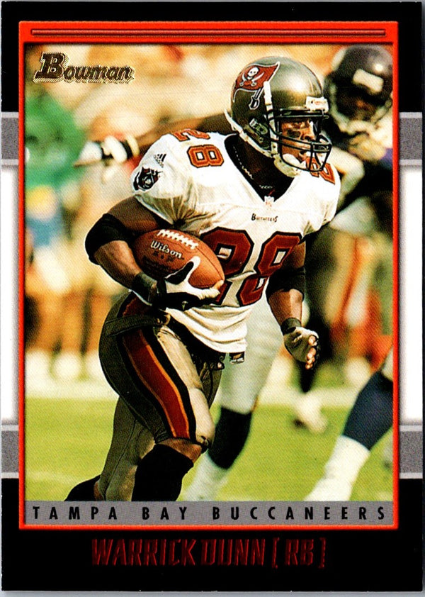 2001 Bowman Warrick Dunn #53