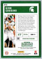 2017 Panini Contenders Draft Picks Kirk Cousins #59
