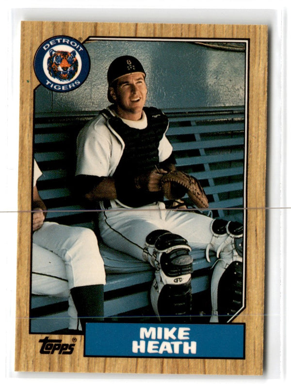 1987 Topps Tiffany Mike Heath #492