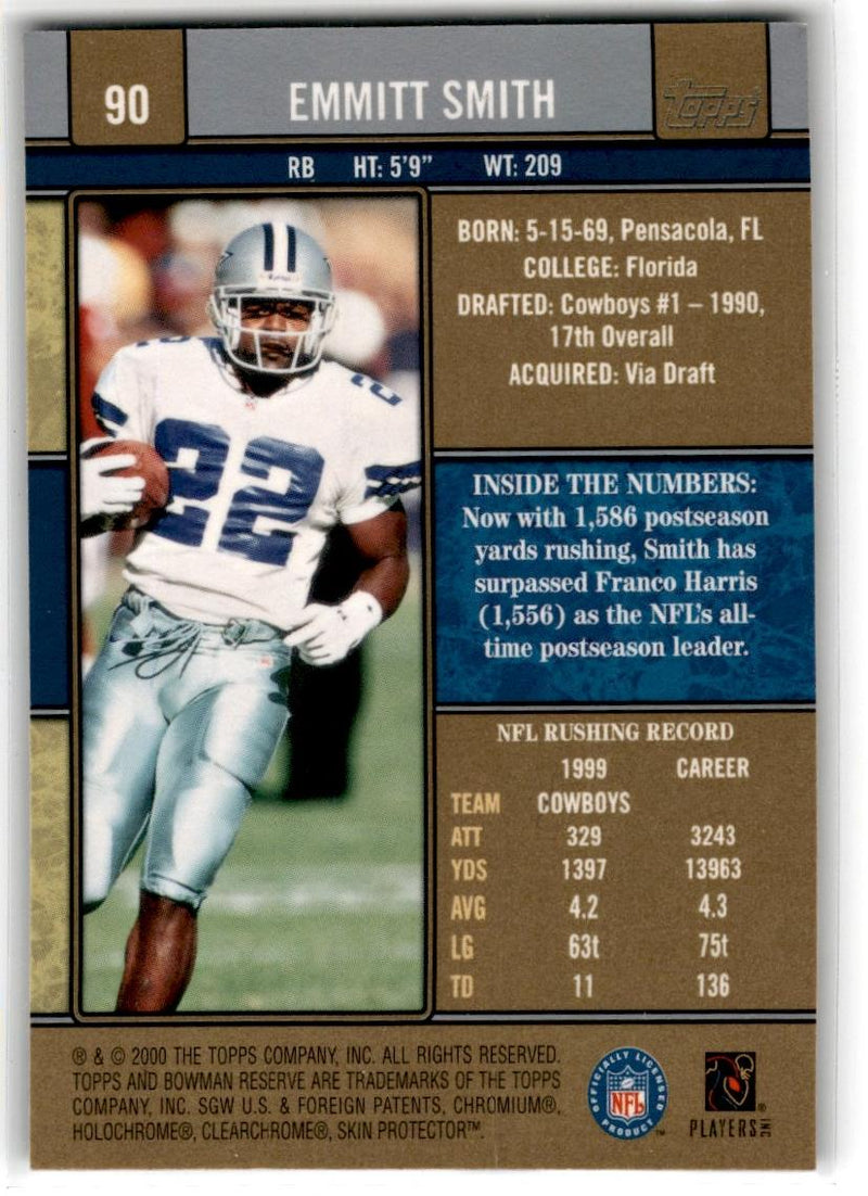 2000 Bowman Reserve Emmitt Smith