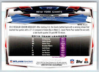 2014 Topps New York Giants #212