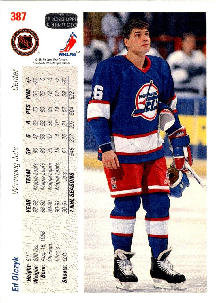 1991 Upper Deck French Ed Olczyk