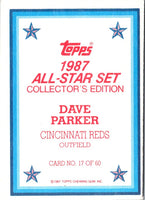 1987 Topps Glossy Send-Ins Dave Parker #17