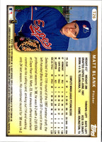 1999 Topps Traded Rookies Matt Blank #T26 Rookie