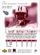 2001 Upper Deck Top Tier Chris Sanders