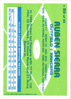 1989 Topps Hills Team MVP's Ruben Sierra #26