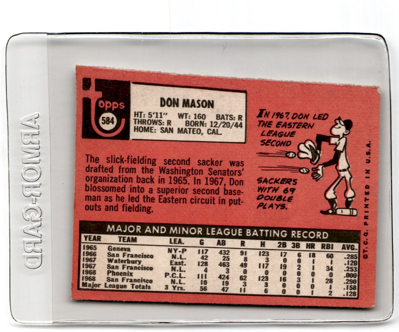 1969 Topps Don Mason