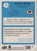 2009 Upper Deck Donald Driver