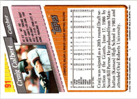1993 Topps Craig Colbert #91