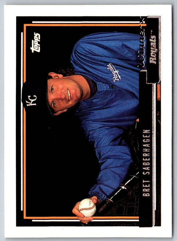 1992 Topps Bret Saberhagen #75