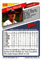 1993 Topps Tom Marsh #649