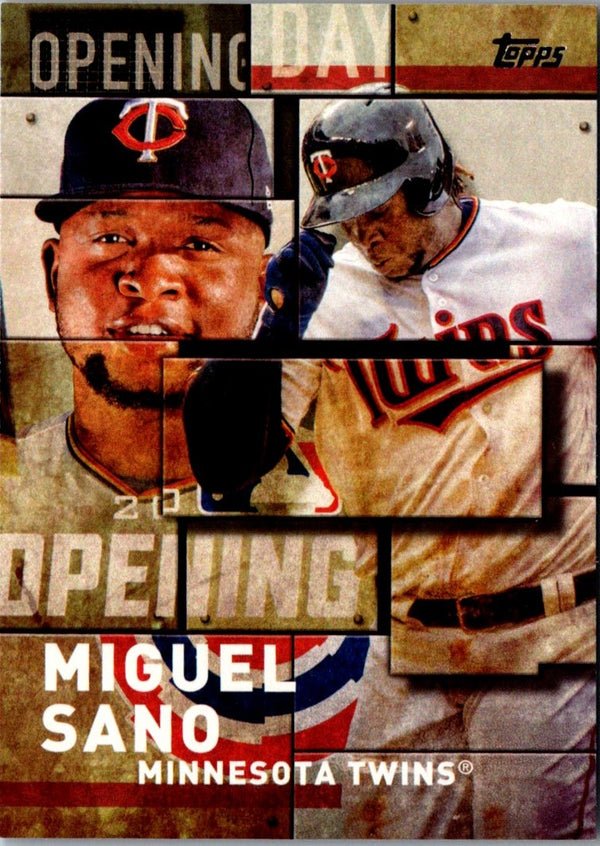 2018 Topps MLB Opening Day Miguel Sano #OD-4