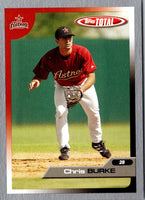 2005 Topps Total Silver Chris Burke #277
