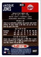 2002 Topps Total Jacque Jones #801