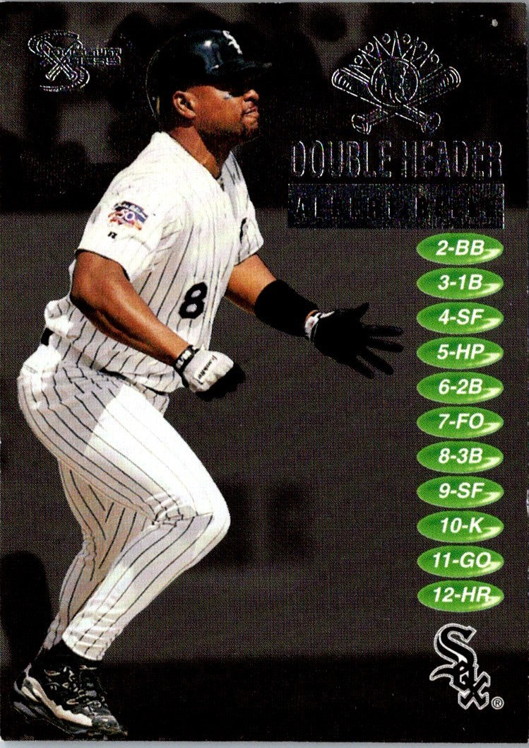 1998 SkyBox Dugout Axcess Double Header Albert Belle