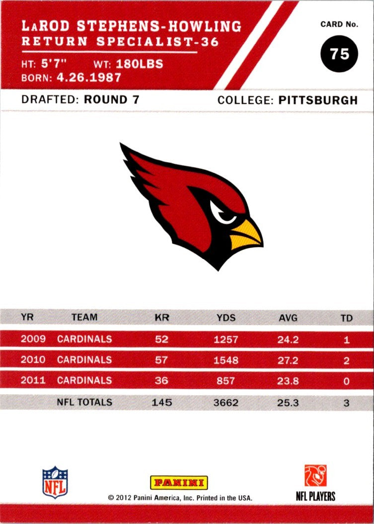 2012 Score LaRod Stephens-Howling