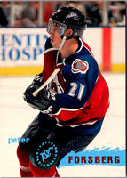 1995 Stadium Club Peter Forsberg #105