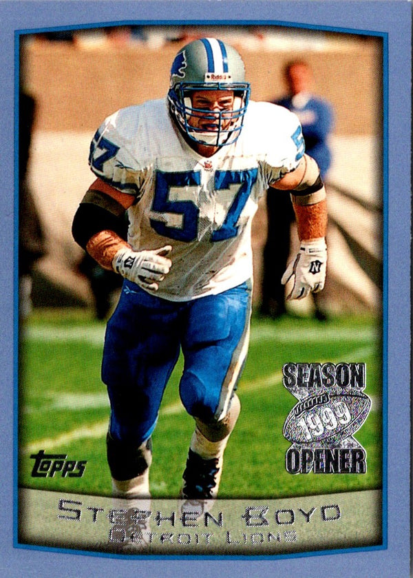 1999 Topps Season Opener Stephen Boyd #76