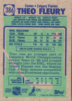 1990 Topps Theo Fleury #386